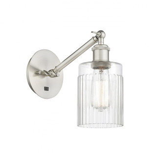 Hadley - 1 Light - 5 inch - Brushed Satin Nickel - Adjustable Sconce (3442|317-1W-SN-G342)
