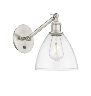 Bristol - 1 Light - 8 inch - Brushed Satin Nickel - Adjustable Sconce (3442|317-1W-SN-GBD-752)