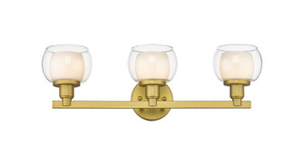 Cairo - 3 Light - 24 inch - Satin Gold - Bath Vanity Light (3442|330-3W-SG-CLW)