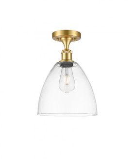 Bristol - 1 Light - 9 inch - Satin Gold - Semi-Flush Mount (3442|516-1C-SG-GBD-92)