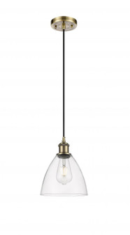Bristol - 1 Light - 8 inch - Antique Brass - Cord hung - Mini Pendant (3442|516-1P-AB-GBD-752)