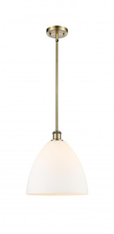 Bristol - 1 Light - 12 inch - Antique Brass - Mini Pendant (3442|516-1S-AB-GBD-121-LED)