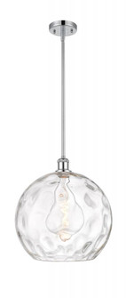 Athens Water Glass - 1 Light - 13 inch - Polished Chrome - Pendant (3442|516-1S-PC-G1215-14-LED)