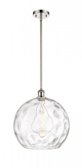 Athens Water Glass - 1 Light - 13 inch - Polished Nickel - Pendant (3442|516-1S-PN-G1215-14-LED)