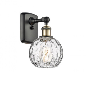 Athens Water Glass - 1 Light - 6 inch - Black Antique Brass - Sconce (3442|516-1W-BAB-G1215-6)