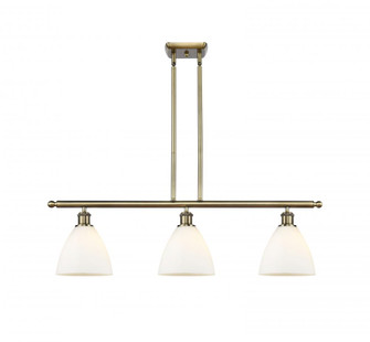 Bristol - 3 Light - 36 inch - Antique Brass - Stem hung - Island Light (3442|516-3I-AB-GBD-751-LED)