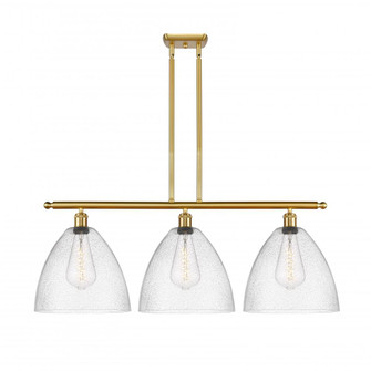 Bristol - 3 Light - 39 inch - Satin Gold - Stem hung - Island Light (3442|516-3I-SG-GBD-124)