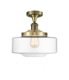 Bridgeton - 1 Light - 12 inch - Antique Brass - Semi-Flush Mount (3442|517-1CH-AB-G692-12-LED)