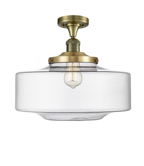 Bridgeton - 1 Light - 16 inch - Antique Brass - Semi-Flush Mount (3442|517-1CH-AB-G692-16)