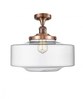 Bridgeton - 1 Light - 16 inch - Antique Copper - Semi-Flush Mount (3442|517-1CH-AC-G692-16)