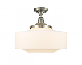 Bridgeton - 1 Light - 12 inch - Brushed Satin Nickel - Semi-Flush Mount (3442|517-1CH-SN-G691-16-LED)