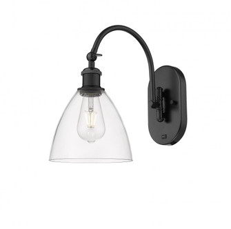 Bristol - 1 Light - 8 inch - Matte Black - Adjustable Swing Arm (3442|518-1W-BK-GBD-752-LED)