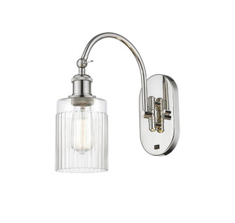 Hadley - 1 Light - 5 inch - Polished Nickel - Adjustable Swing Arm (3442|518-1W-PN-G342-LED)