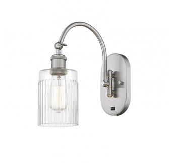 Hadley - 1 Light - 5 inch - Brushed Satin Nickel - Adjustable Swing Arm (3442|518-1W-SN-G342-LED)