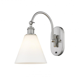 Berkshire - 1 Light - 8 inch - Brushed Satin Nickel - Adjustable Swing Arm (3442|518-1W-SN-GBC-81)