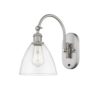 Bristol - 1 Light - 8 inch - Brushed Satin Nickel - Adjustable Swing Arm (3442|518-1W-SN-GBD-752)