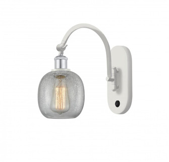 Belfast - 1 Light - 6 inch - White Polished Chrome - Adjustable Swing Arm (3442|518-1W-WPC-G105)