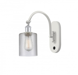 Cobbleskill - 1 Light - 5 inch - White Polished Chrome - Adjustable Swing Arm (3442|518-1W-WPC-G112)