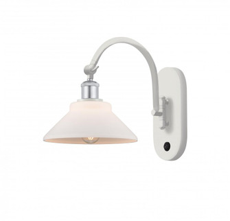 Orwell - 1 Light - 8 inch - White Polished Chrome - Adjustable Swing Arm (3442|518-1W-WPC-G131-LED)