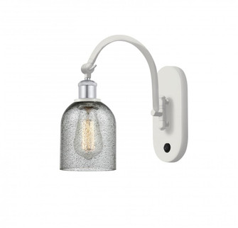 Caledonia - 1 Light - 5 inch - White Polished Chrome - Adjustable Swing Arm (3442|518-1W-WPC-G257-LED)