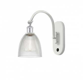 Castile - 1 Light - 6 inch - White Polished Chrome - Adjustable Swing Arm (3442|518-1W-WPC-G382)