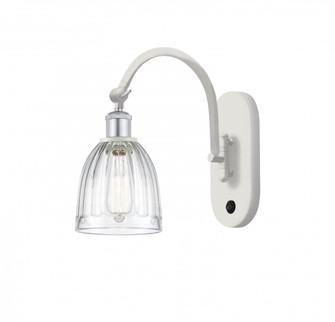 Brookfield - 1 Light - 6 inch - White Polished Chrome - Adjustable Swing Arm (3442|518-1W-WPC-G442)