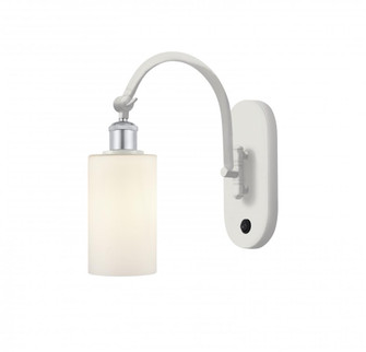 Clymer - 1 Light - 4 inch - White Polished Chrome - Adjustable Swing Arm (3442|518-1W-WPC-G801-LED)