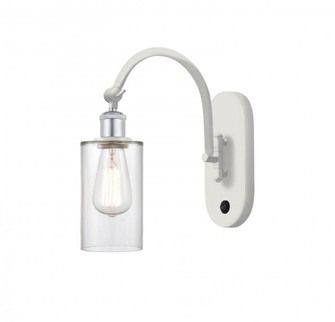 Clymer - 1 Light - 4 inch - White Polished Chrome - Adjustable Swing Arm (3442|518-1W-WPC-G802-LED)
