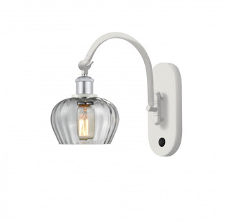 Fenton - 1 Light - 7 inch - White Polished Chrome - Adjustable Swing Arm (3442|518-1W-WPC-G92)