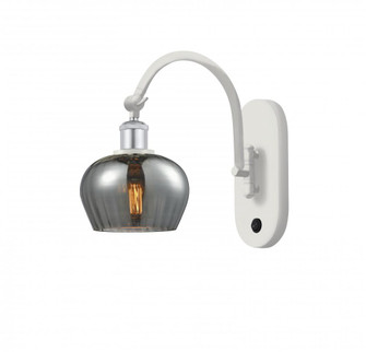 Fenton - 1 Light - 7 inch - White Polished Chrome - Adjustable Swing Arm (3442|518-1W-WPC-G93)