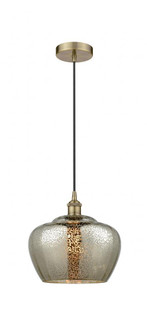 Fenton - 1 Light - 11 inch - Antique Brass - Cord hung - Mini Pendant (3442|616-1P-AB-G96-L)
