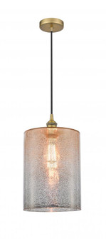 Cobbleskill - 1 Light - 9 inch - Brushed Brass - Cord hung - Mini Pendant (3442|616-1P-BB-G116-L)