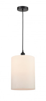 Cobbleskill - 1 Light - 9 inch - Matte Black - Cord hung - Mini Pendant (3442|616-1P-BK-G111-L)