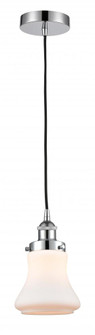 Bellmont - 1 Light - 6 inch - Polished Chrome - Cord hung - Mini Pendant (3442|616-1PH-PC-G191-LED)