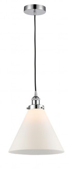 Cone - 1 Light - 12 inch - Polished Chrome - Cord hung - Mini Pendant (3442|616-1PH-PC-G41-L-LED)