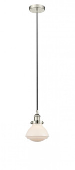 Olean - 1 Light - 7 inch - Polished Nickel - Cord hung - Mini Pendant (3442|616-1PH-PN-G321)