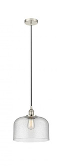 Bell - 1 Light - 12 inch - Polished Nickel - Cord hung - Mini Pendant (3442|616-1PH-PN-G74-L)
