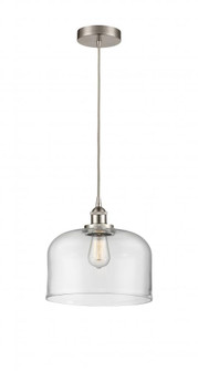 Bell - 1 Light - 12 inch - Brushed Satin Nickel - Cord hung - Mini Pendant (3442|616-1PH-SN-G72-L)