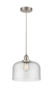 Bell - 1 Light - 12 inch - Brushed Satin Nickel - Cord hung - Mini Pendant (3442|616-1PH-SN-G74-L-LED)