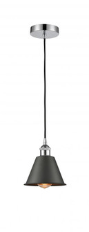 Smithfield - 1 Light - 7 inch - Polished Chrome - Cord hung - Mini Pendant (3442|616-1P-PC-M8-OB)
