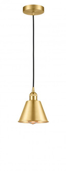 Smithfield - 1 Light - 7 inch - Satin Gold - Cord hung - Mini Pendant (3442|616-1P-SG-M8)