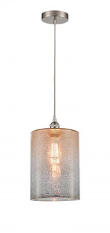 Cobbleskill - 1 Light - 9 inch - Brushed Satin Nickel - Cord hung - Mini Pendant (3442|616-1P-SN-G116-L)