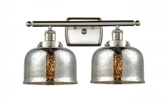 Bell - 2 Light - 18 inch - Brushed Satin Nickel - Bath Vanity Light (3442|916-2W-SN-G78)