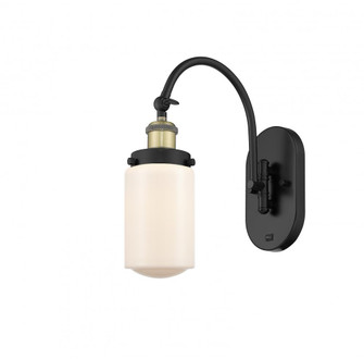 Dover - 1 Light - 5 inch - Black Antique Brass - Adjustable Swing Arm (3442|918-1W-BAB-G311-LED)