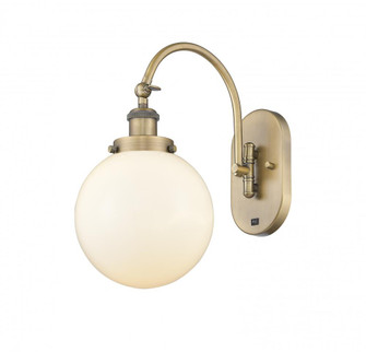 Beacon - 1 Light - 8 inch - Brushed Brass - Adjustable Swing Arm (3442|918-1W-BB-G201-8)
