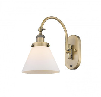 Cone - 1 Light - 8 inch - Brushed Brass - Adjustable Swing Arm (3442|918-1W-BB-G41-LED)
