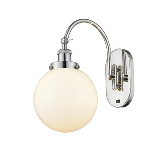 Beacon - 1 Light - 8 inch - Polished Nickel - Sconce (3442|918-1W-PN-G201-8-LED)