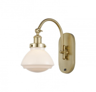 Olean - 1 Light - 7 inch - Satin Gold - Adjustable Swing Arm (3442|918-1W-SG-G321-LED)