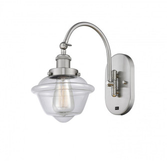 Oxford - 1 Light - 8 inch - Brushed Satin Nickel - Adjustable Swing Arm (3442|918-1W-SN-G532-LED)