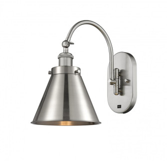 Appalachian - 1 Light - 8 inch - Brushed Satin Nickel - Adjustable Swing Arm (3442|918-1W-SN-M13-SN-LED)